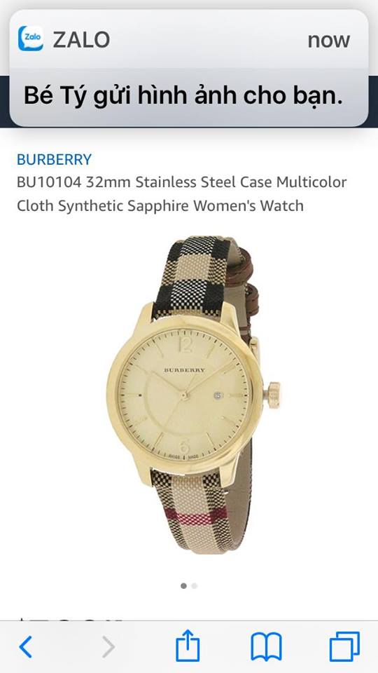 BUBBERY WATCHES couple code BU10104