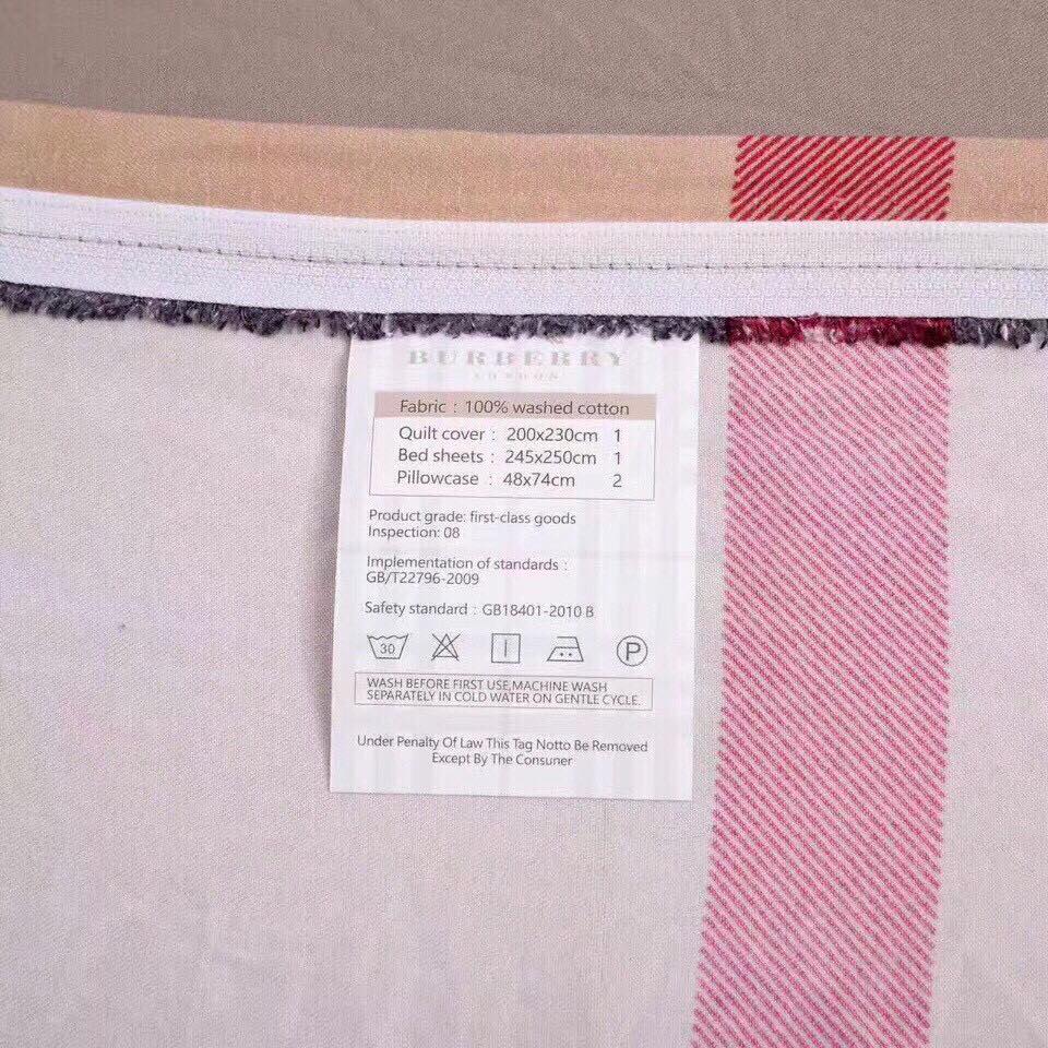 Bộ ga Bubberry cotton 100%