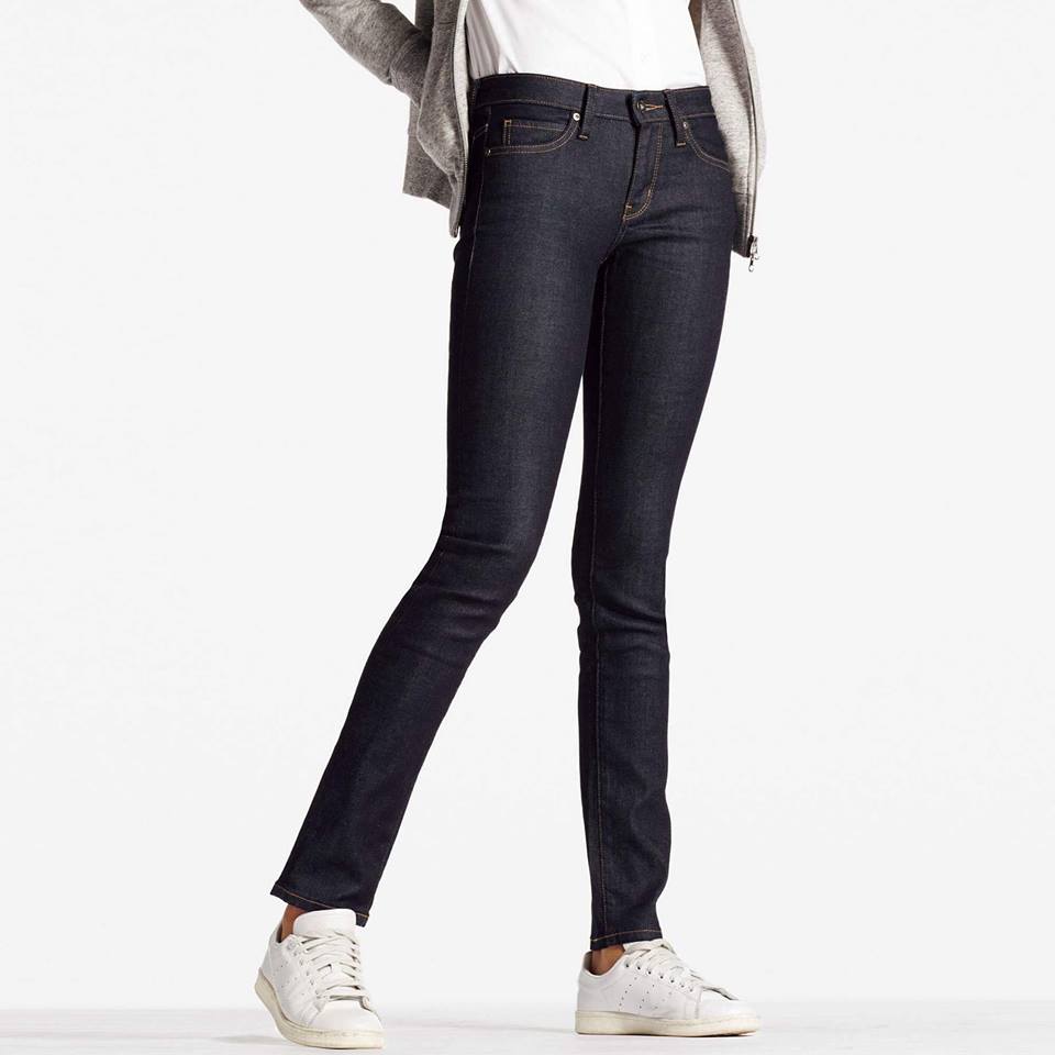 jean suông uniqlo