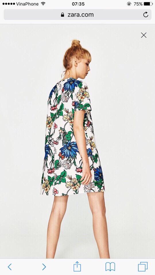 Đầm hoa Zara