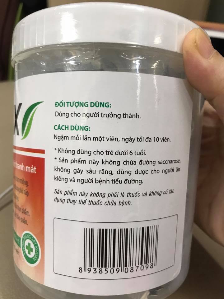 Viên ngậm thơm miệng REBOX