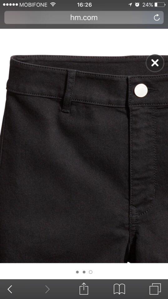 Short h&m lưng cao