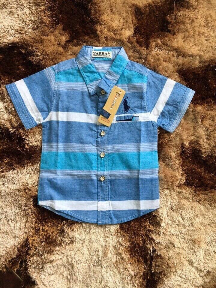 Áo sơmi cho bé trai mới về