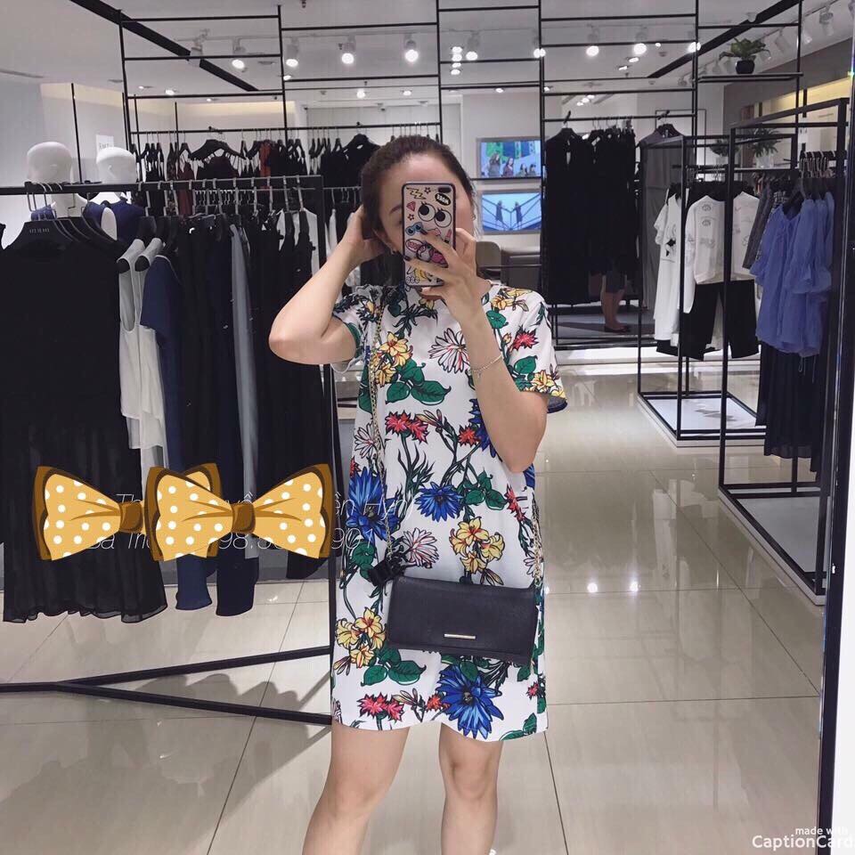 Đầm thun in hoa Z.R