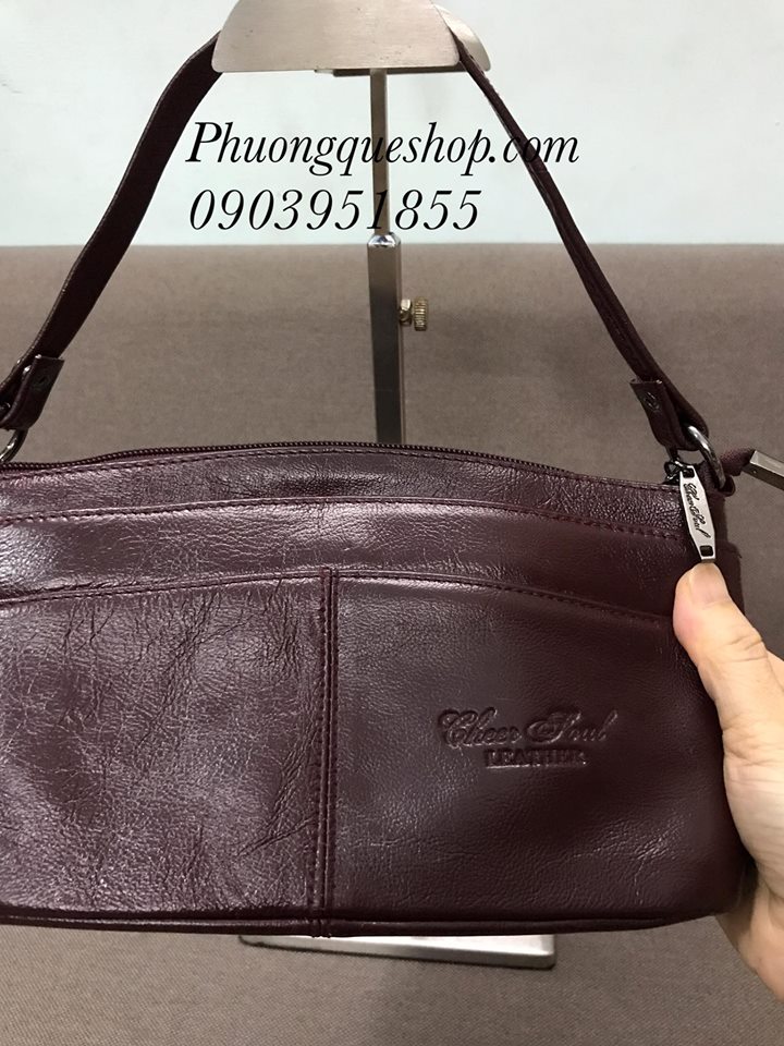 LEATHER HANDBAG