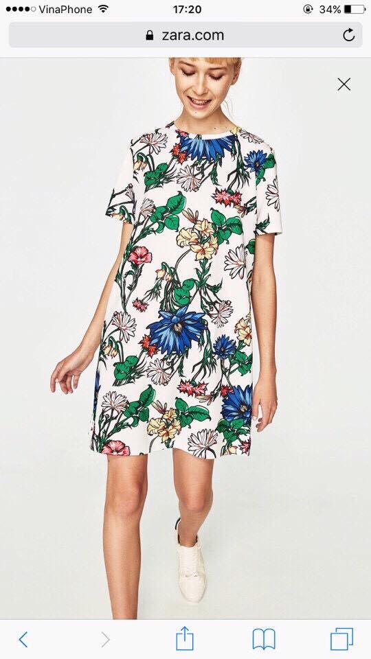 Đầm hoa Zara