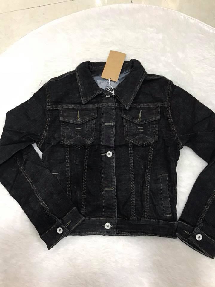 Áo khoát jean lửng