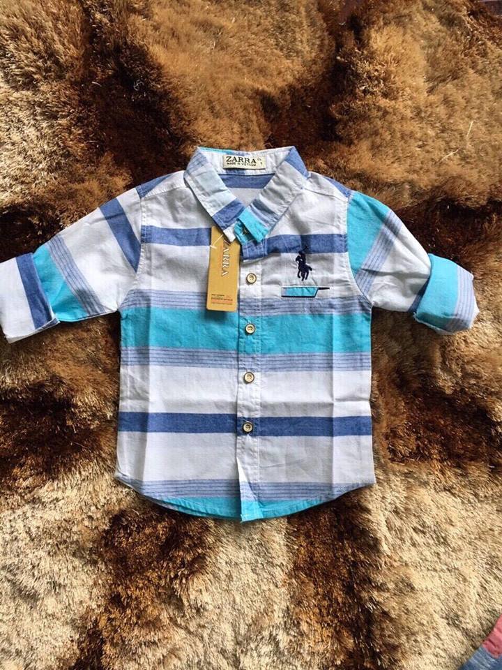 Áo sơmi cho bé trai mới về