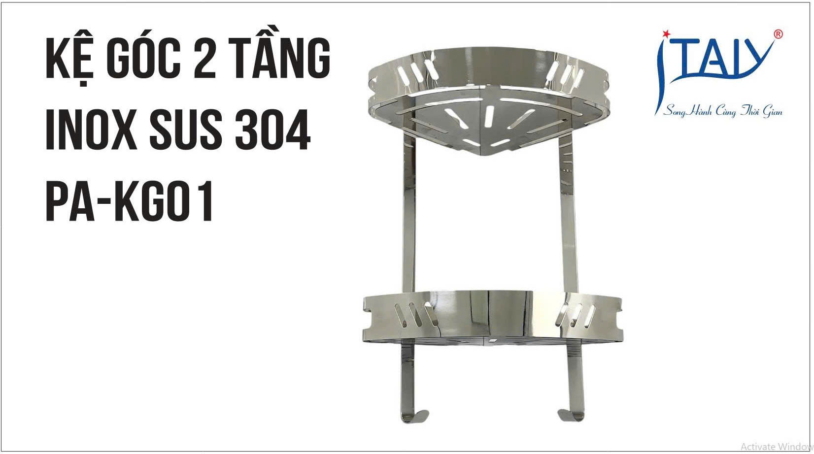 Kệ góc 2 tầng PA-KG01