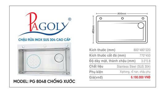 PG-8048 CHỐNG XƯỚC