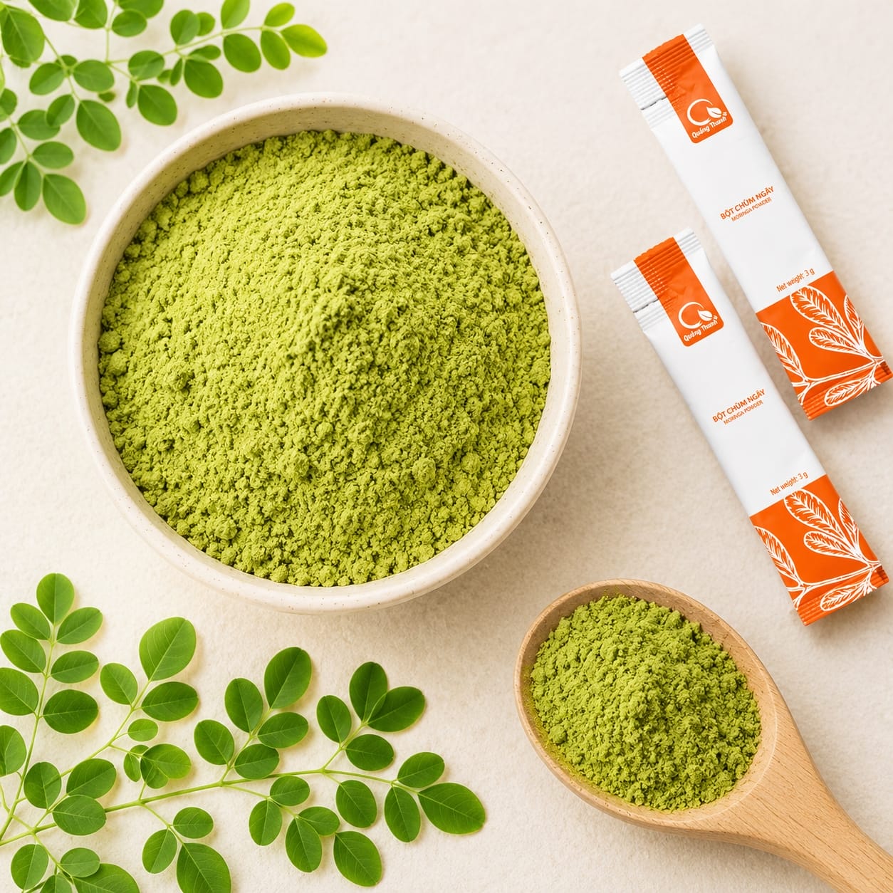 Bột Chùm Ngây - Hộp tiện lợi 45g