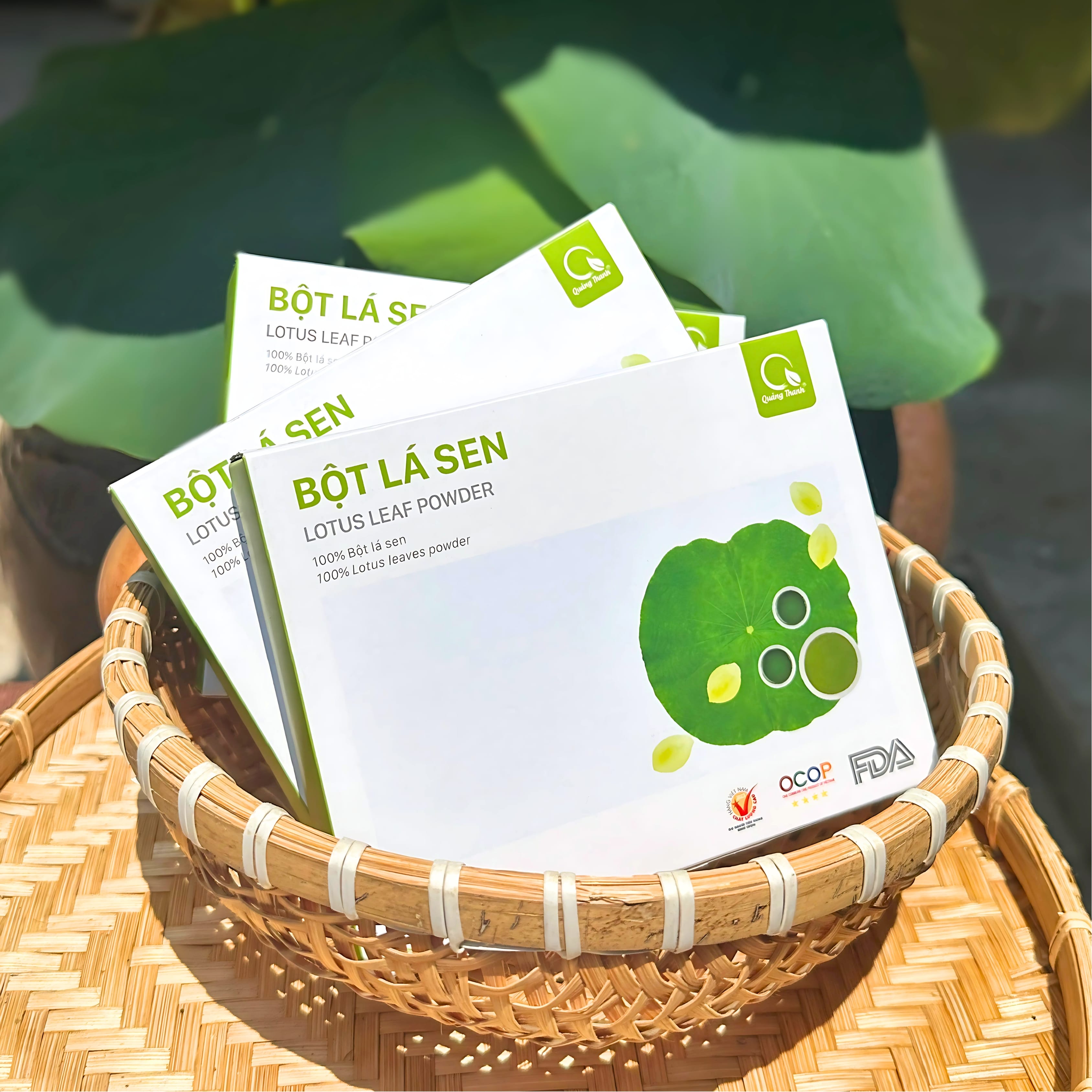 Bột Lá Sen - Hộp tiện lợi 45g