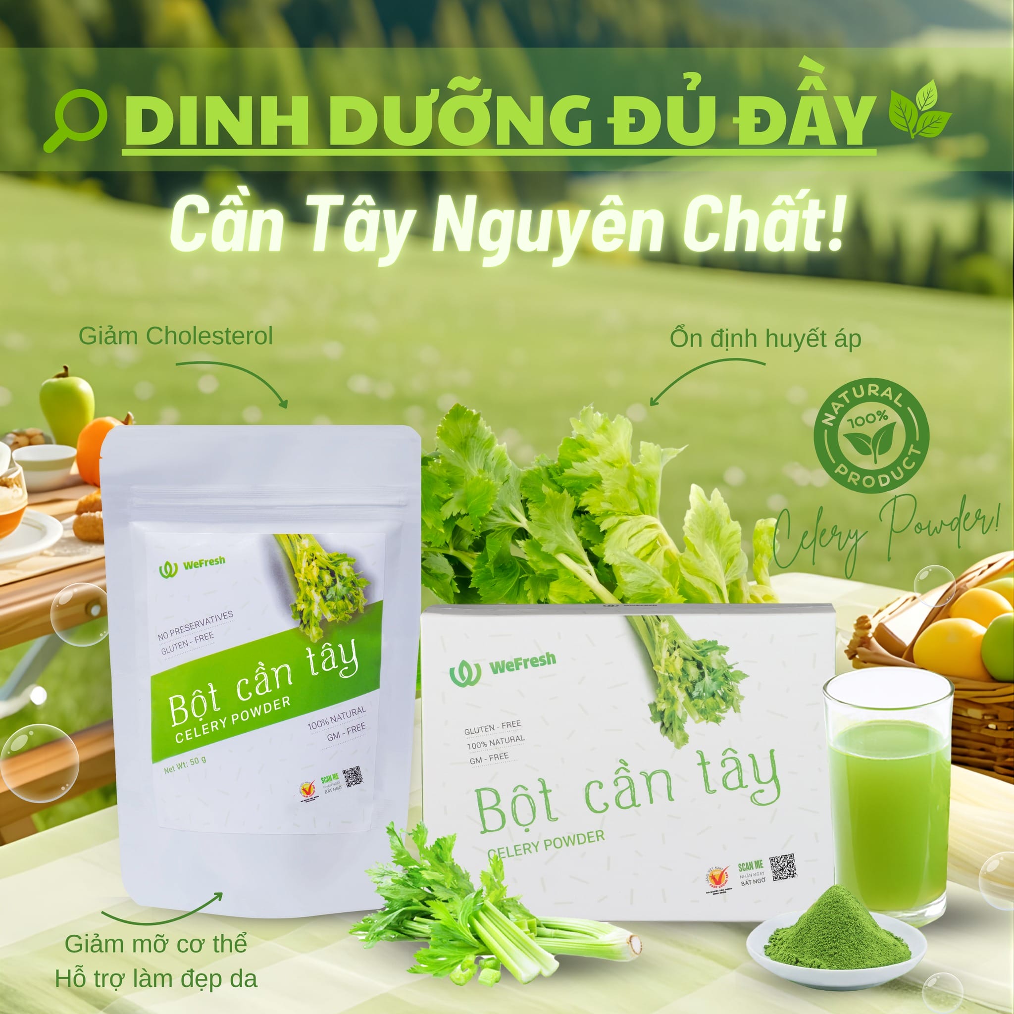 Bột Cần Tây -  Hộp tiện lợi 45g