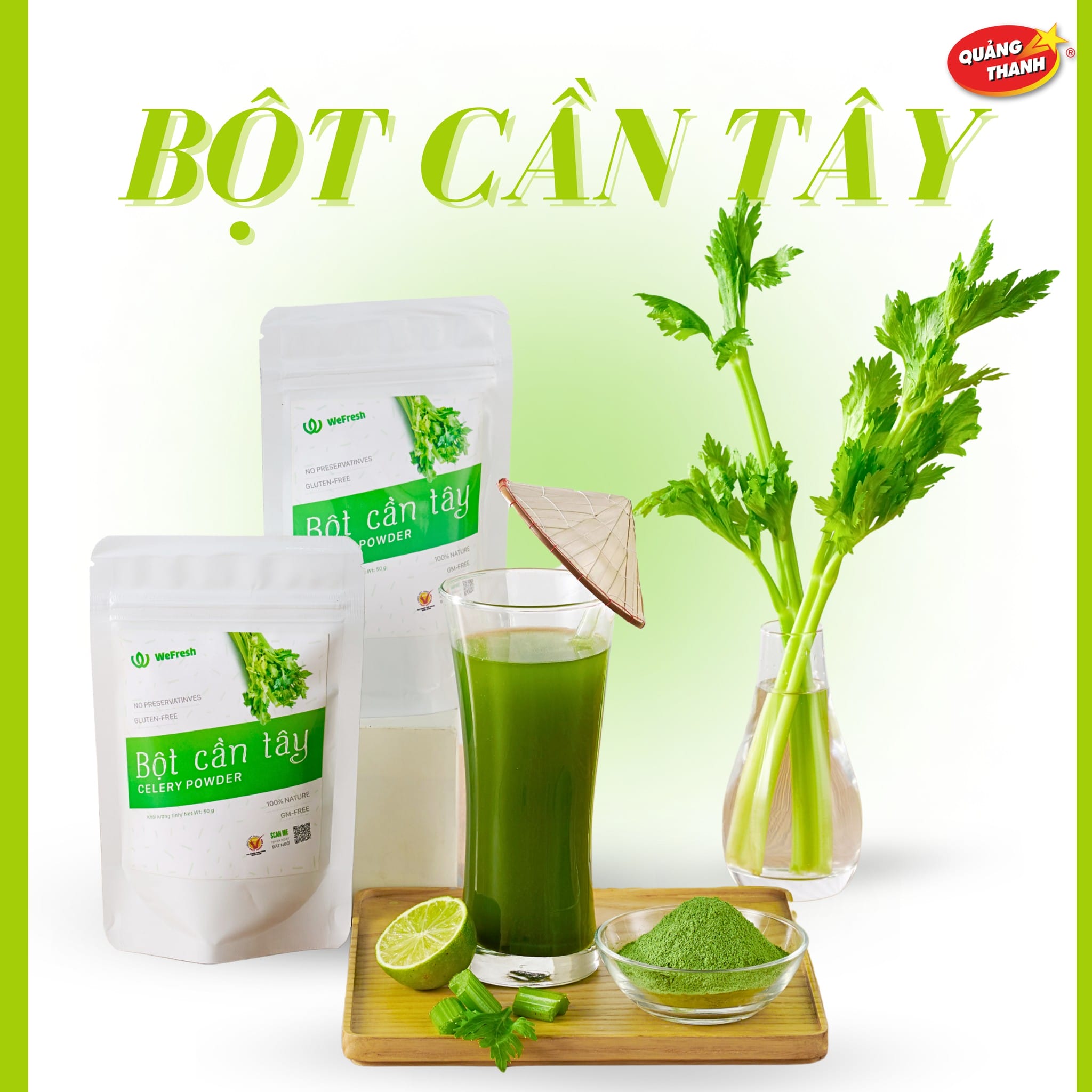 Túi bột cần tây 50g