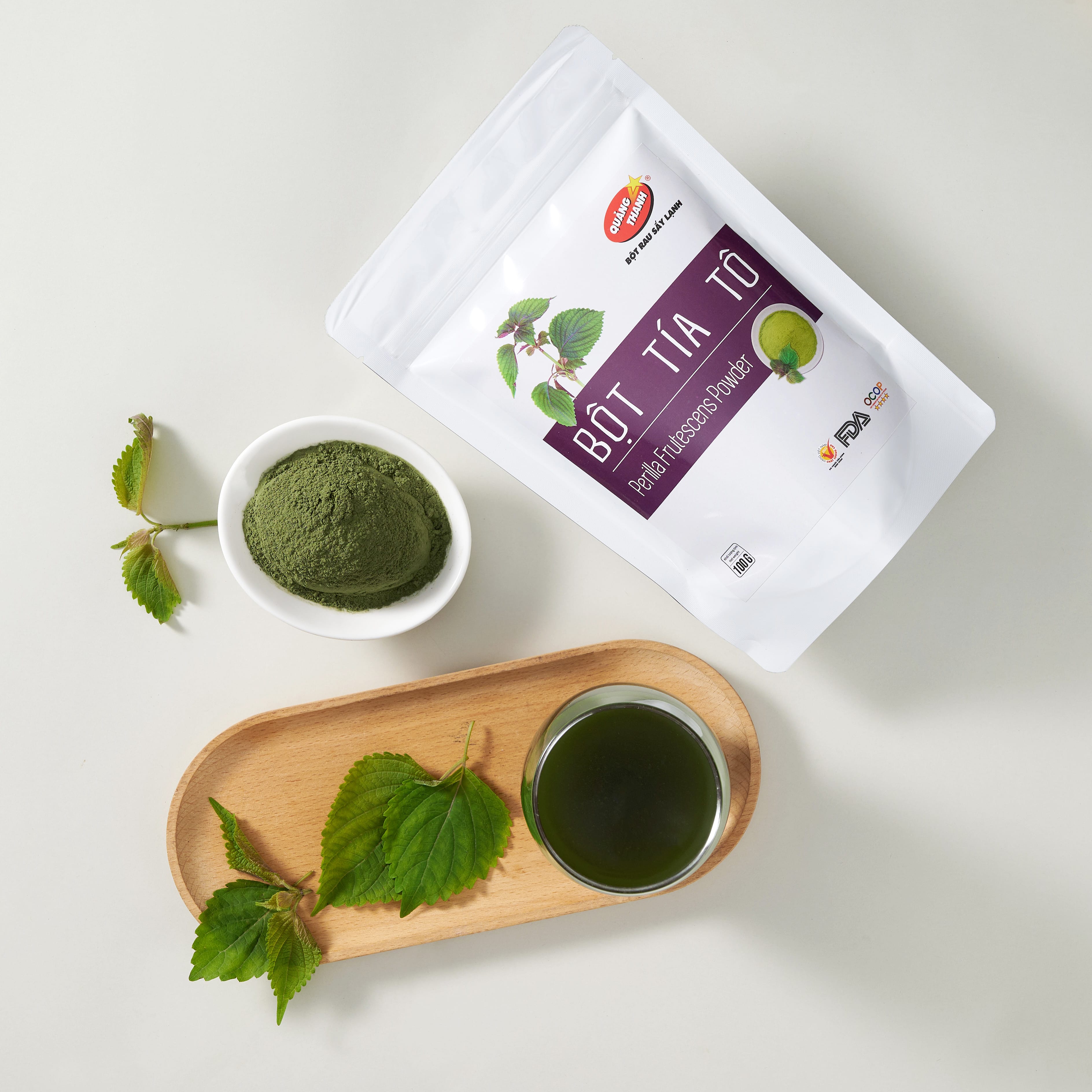 Túi bột tía tô 100g
