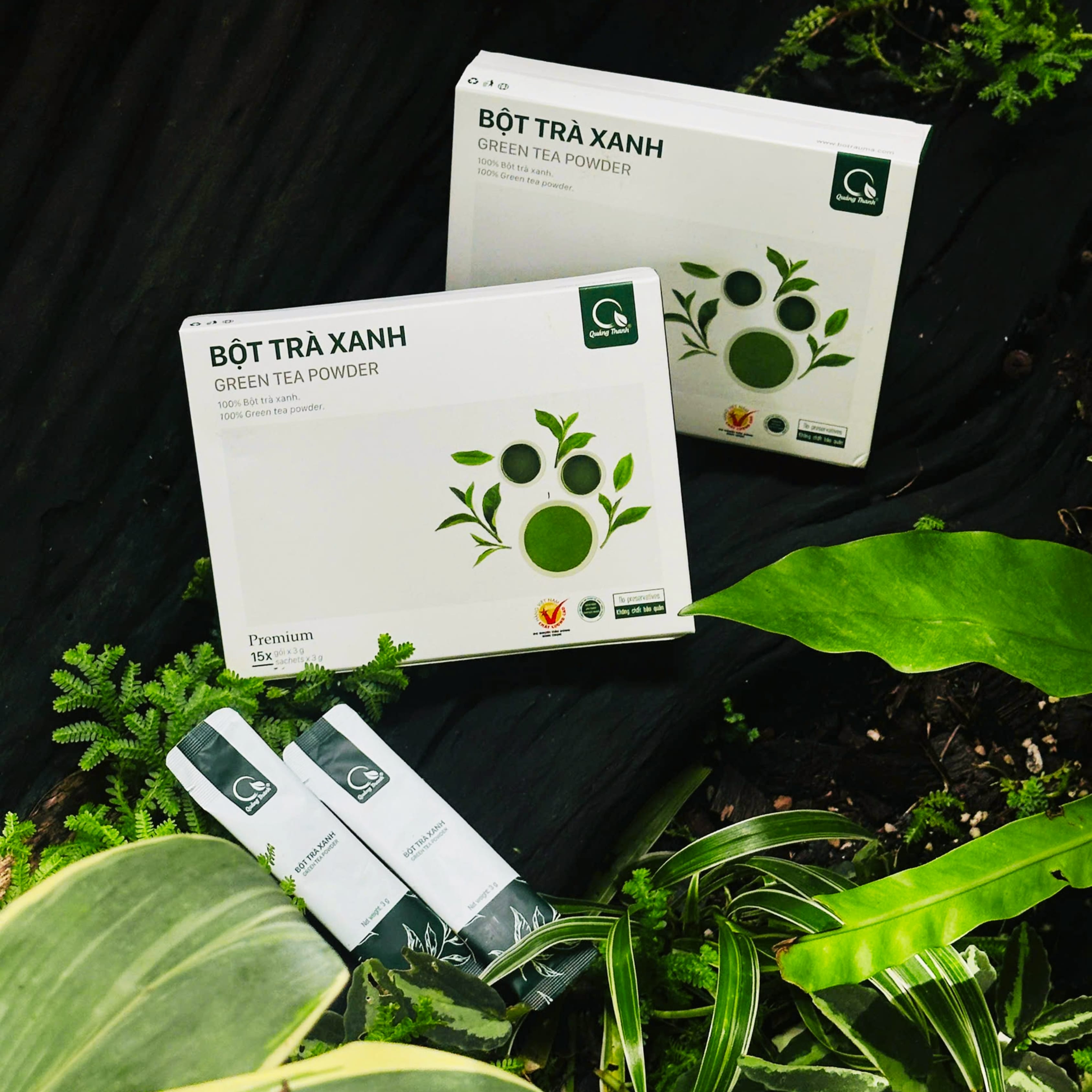 Bột Trà Xanh - Hộp tiện lợi 45g