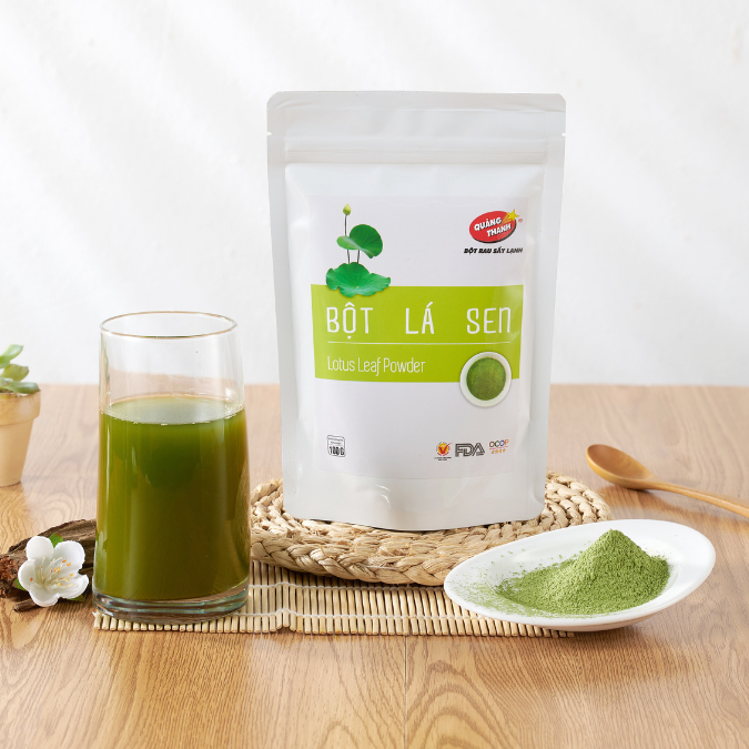 Túi bột lá sen 100g