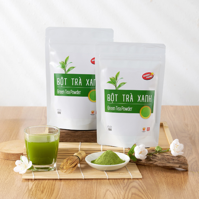 Túi bột trà xanh 100g