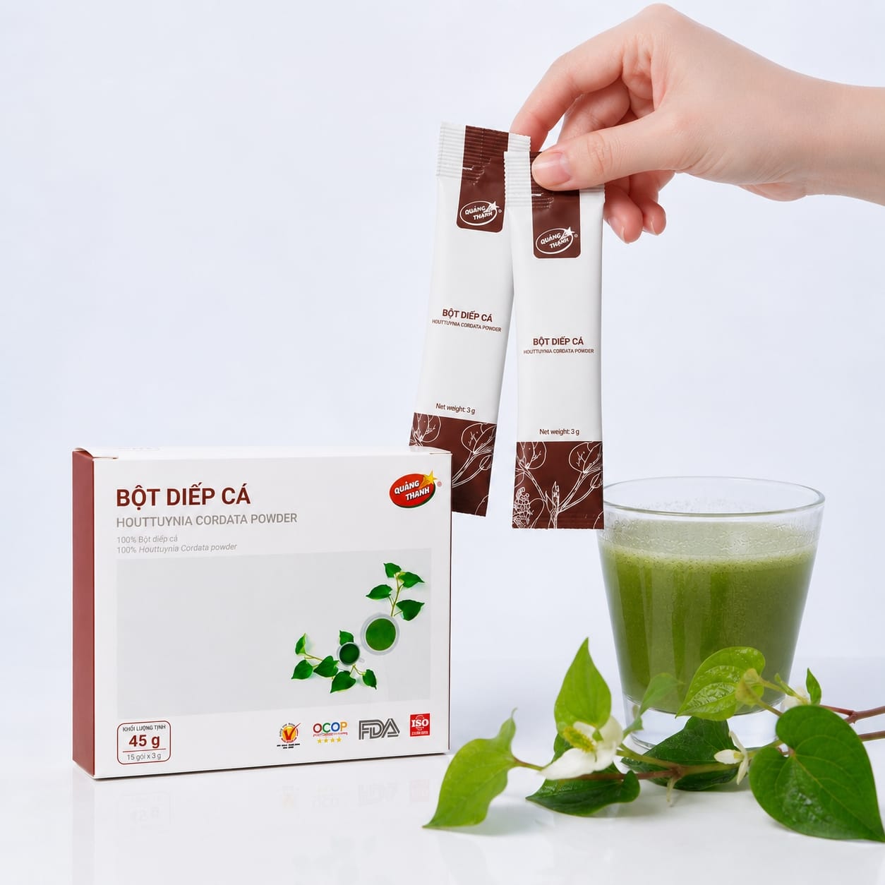 Bột Diếp Cá - Hộp tiện lợi 45g