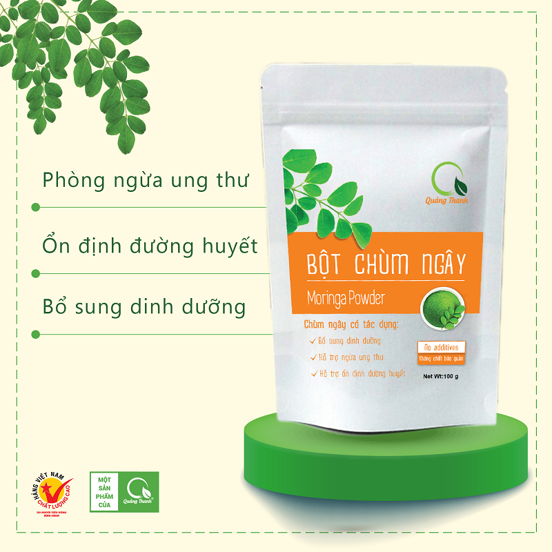 Bột Chùm Ngây - 100g - FREESHIP ĐƠN TỪ 495k