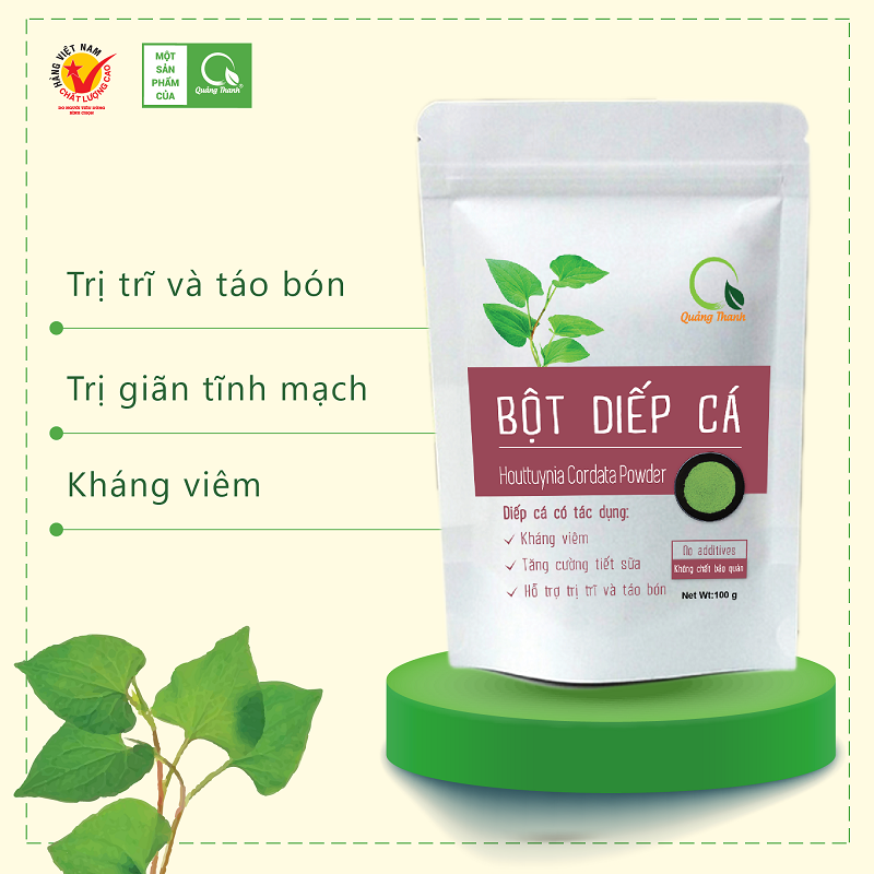 Bột Diếp Cá - 100g - FREESHIP ĐƠN TỪ 495k