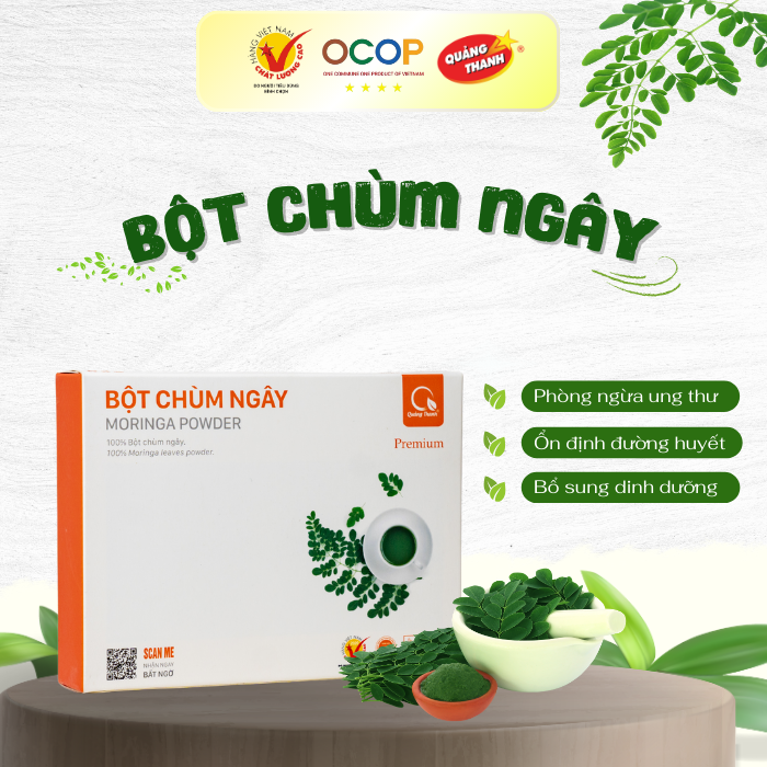 Bột Chùm Ngây - Hộp tiện lợi 45g