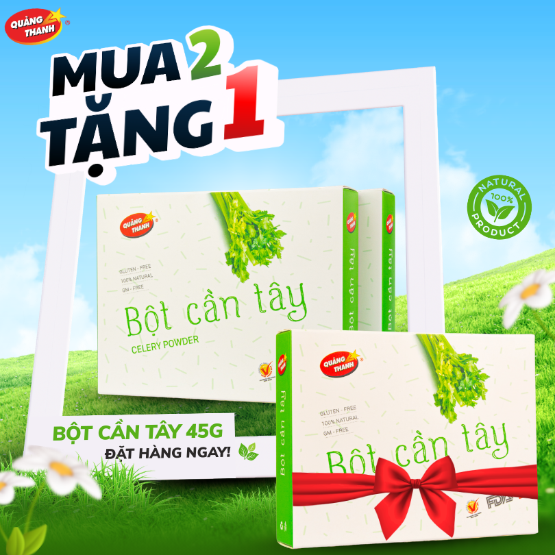 COMBO CẦN TÂY MUA 2 TẶNG 1