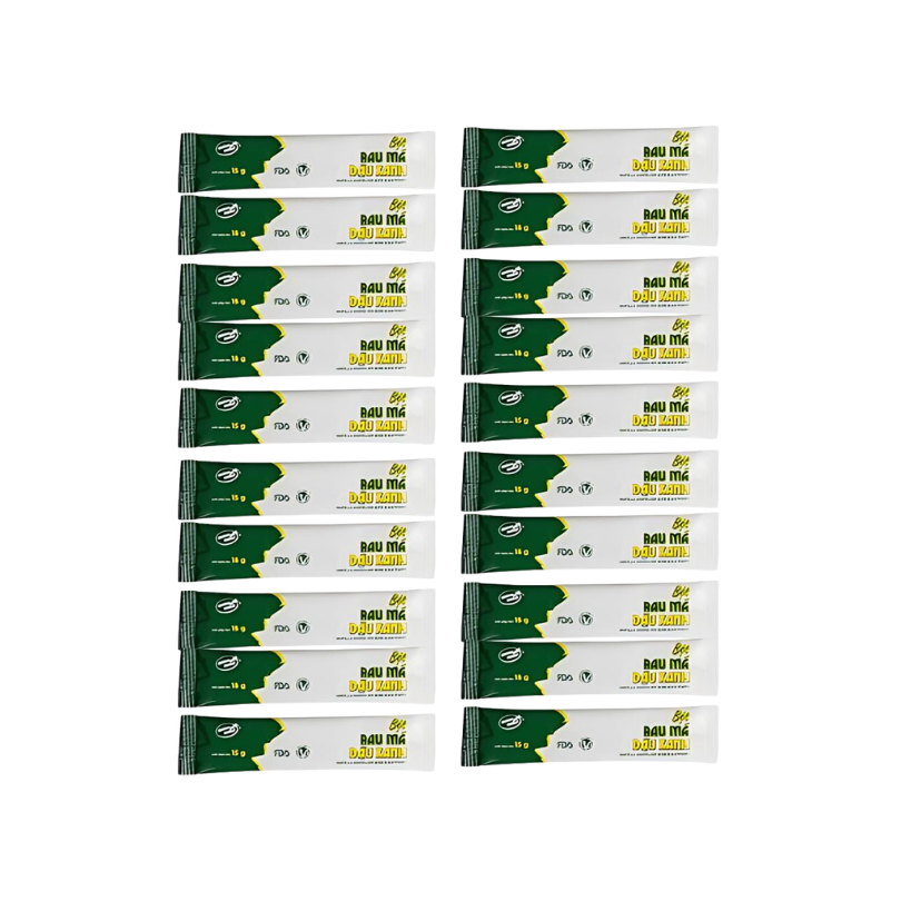 Combo 20 Tuýp Rau Má Đậu Xanh