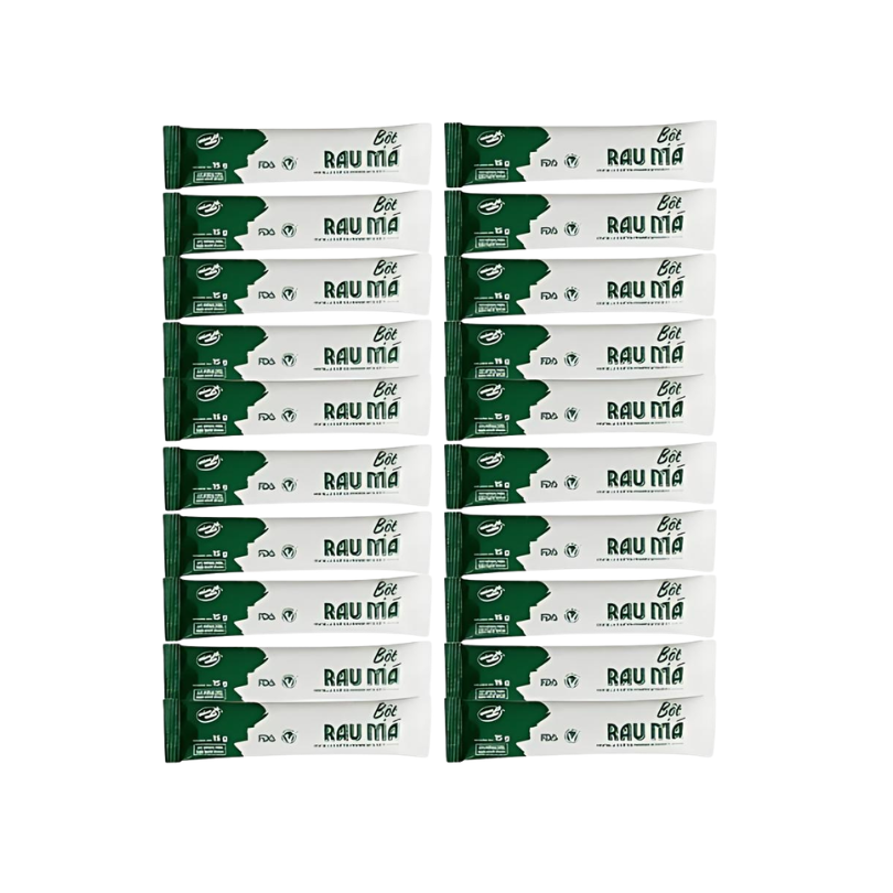 Combo 20 Tuýp Rau Má 2in1 Đường Phèn