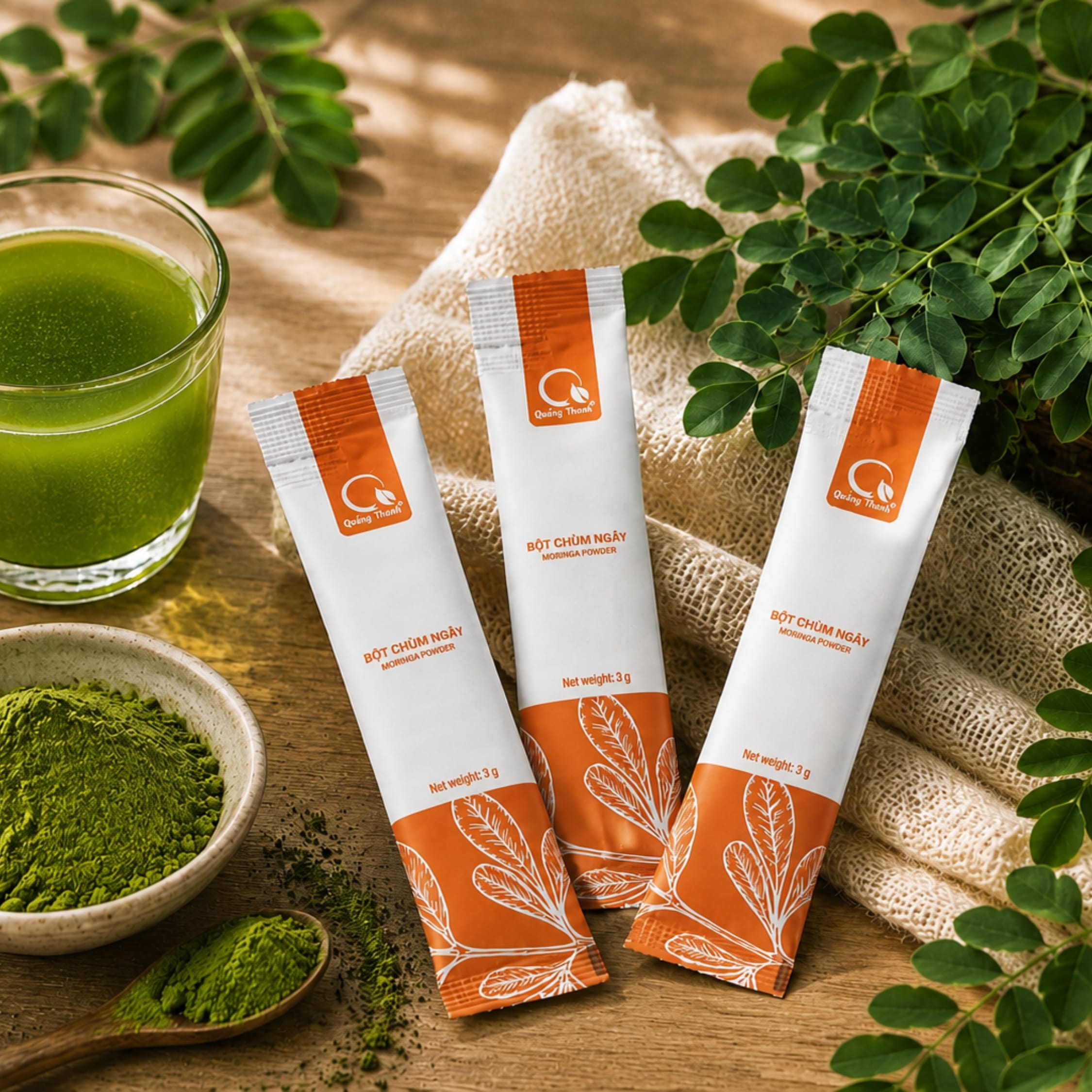Bột Chùm Ngây - Hộp tiện lợi 45g