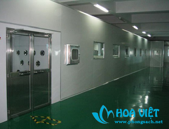 Phòng sạch cho sx điện tử cấp 10.000 - Công ty Hoa Công, Vũ Hán