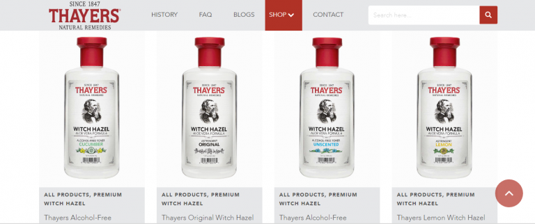 Nước hoa hồng Toner Thayers