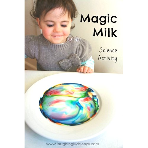 Thí nghiệm khoa học cùng với  sữa ma thuật - Magic milk