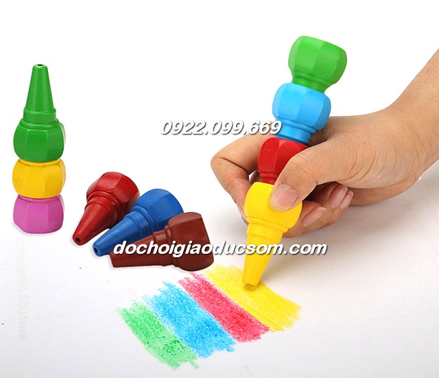 Màu sáp xỏ ngón tay FINGER CRAYON