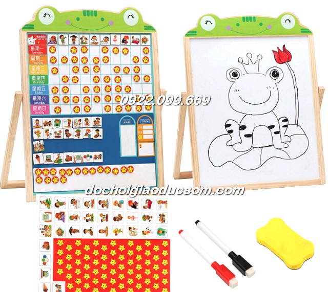 Bảng bé ngoan đánh giá bé trong một tuần