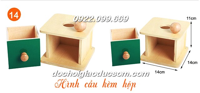 Bộ 20 món giáo cụ Montessori 0-3 tuổi hàng đẹp, chất lượng, giá rẻ