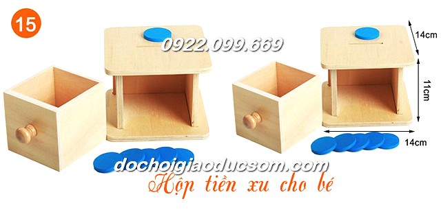 Bộ 20 món giáo cụ Montessori 0-3 tuổi giá rẻ, hàng đẹp, chất lượng