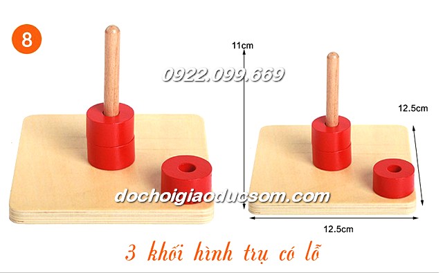 Bộ 20 món giáo cụ Montessori 0-3 tuổi giá tốt, chất lượng, hàng đẹp