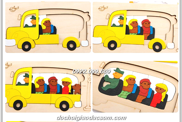 Bộ ghép hình không gian 3d nhiều lớp