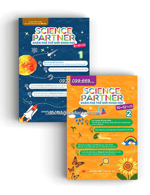 Science Partner - Khám Phá Thế Giới Khoa Học Tập 1+Tập 2