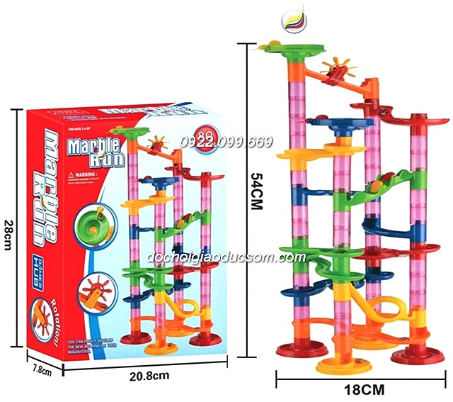 Marble run - Mô hình đường bóng chuyển động 105 pcs