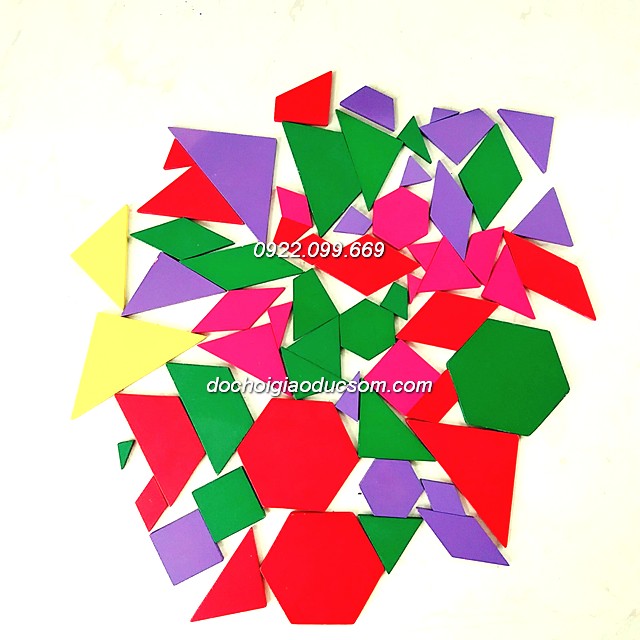 Pattern block túi - 60 chi tiết gỗ