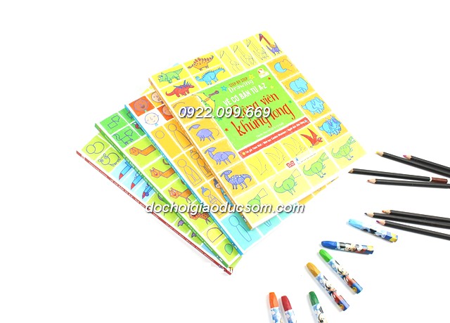 Set 4 cuốn Step-by-step drawing - Vẽ cơ bản từ A-Z