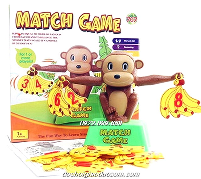 Matching game - Khỉ cầm chuối học toán - Thăng bằng