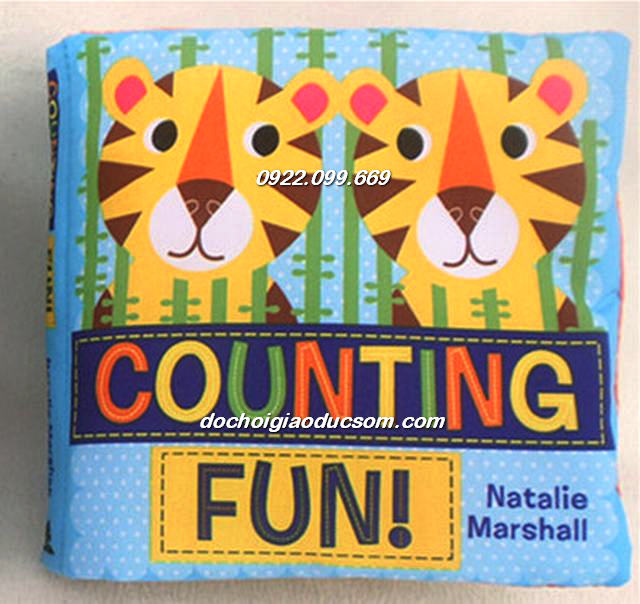 Sách vải Counting fun giá rẻ