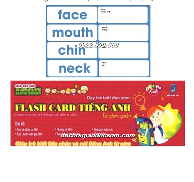 FLASH CARD TIẾNG ANH, TỪ ĐƠN GIẢN Giá rẻ