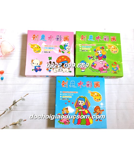 Bộ tô màu cho bé - tặng kèm 5 bút dạ màu Bộ Tô Màu Cho Bé - Tặng Kèm 5 Bút Dạ Màu