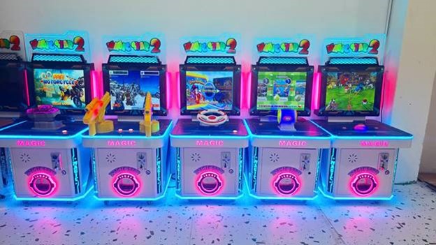 Máy Game Thùng Sắt Khu Vui Chơi Các loại