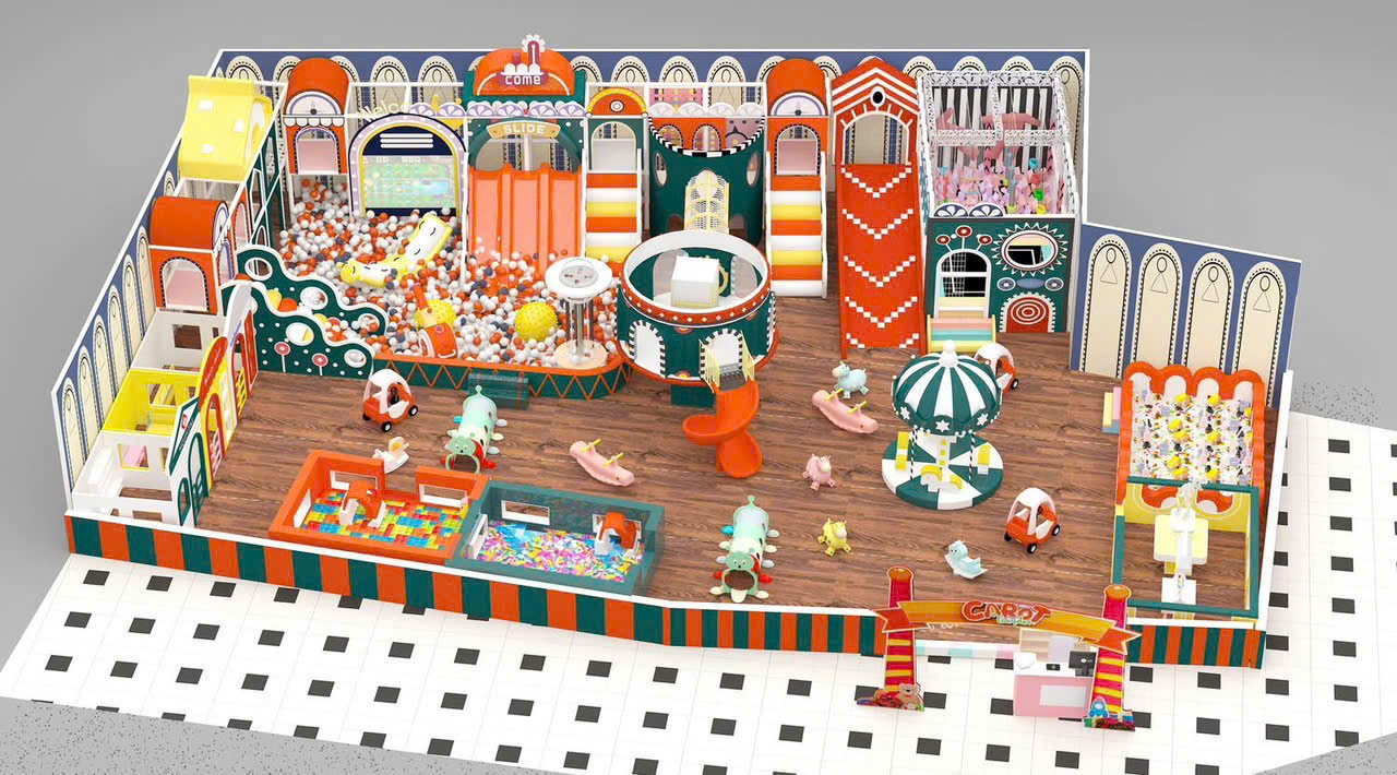 Khu Vui Chơi Liên Hoàn Trong Nhà MS037