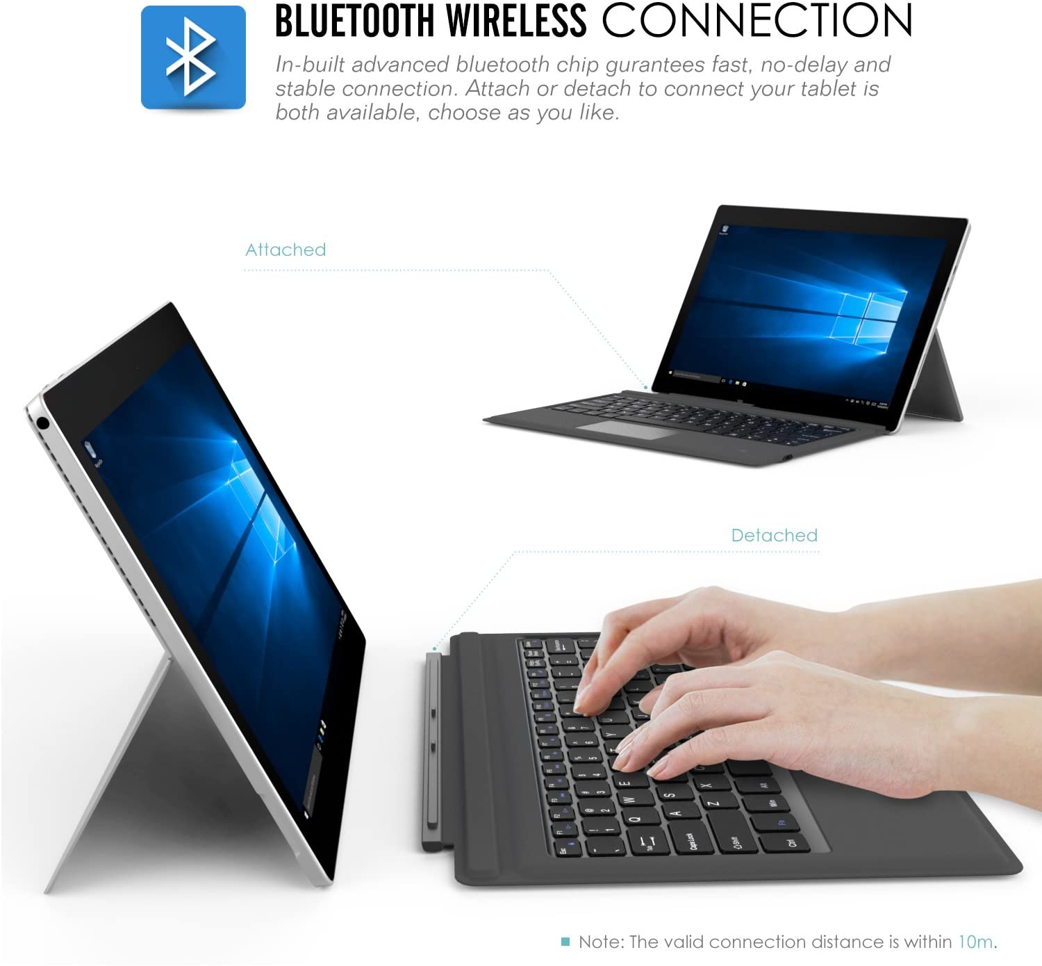 Type Cover Bluetooth (New Version) for Surface Pro 3-4-5-6-7 | new 100% SurfaceVN.com Type Cover Bluetooth (New Version) For Surface Pro 3-4-5-6-7 | New 100% Surfacevn.Com